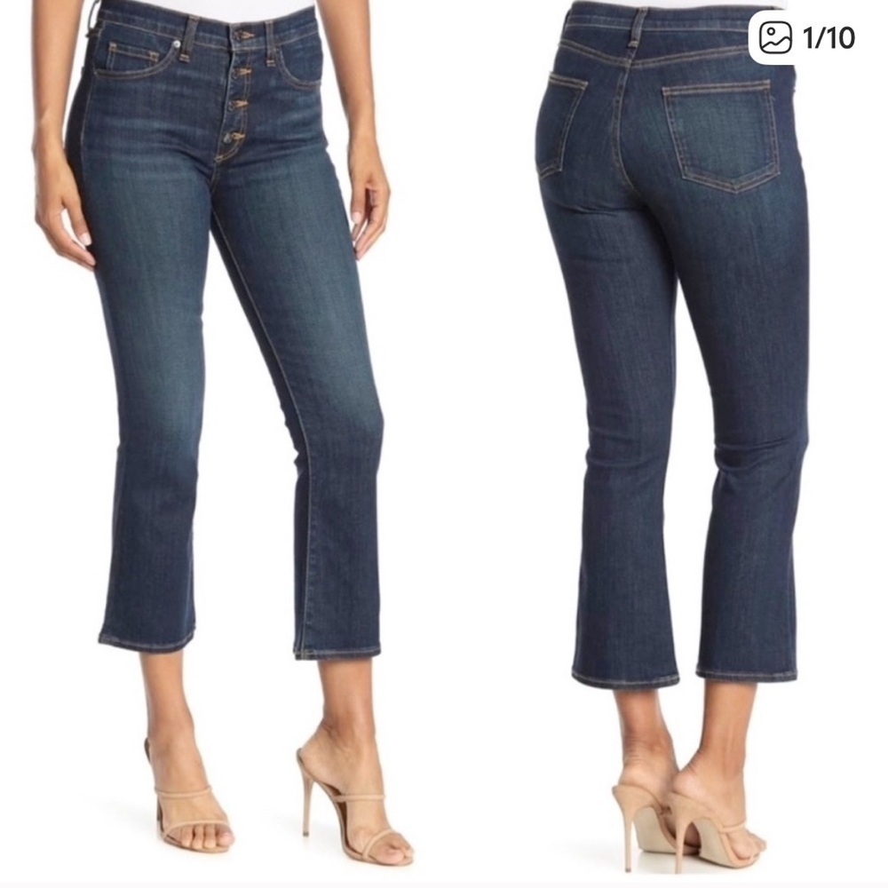 Veronica Beard High Rise Dark Blue Jeans